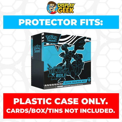 Plastic Protector for Pokemon TCG 2025 Scarlet & Violet White Flare Reshiram Pokemon Center ETB Elite Trainer Box