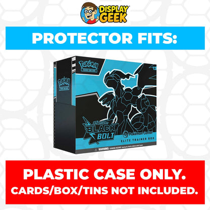Plastic Protector for Pokemon TCG 2025 Scarlet & Violet White Flare Reshiram ETB Elite Trainer Box