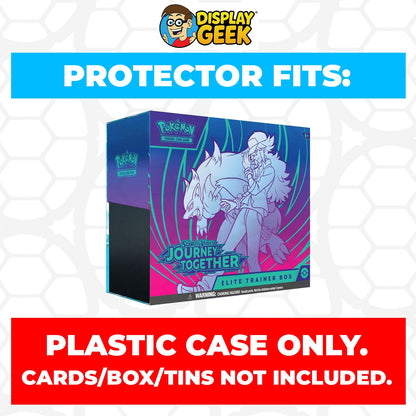 Plastic Protector for Pokemon TCG 2025 Scarlet & Violet Journey Together Zoroark ETB Elite Trainer Box
