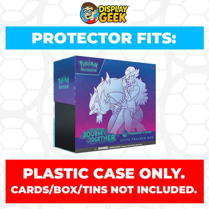 Plastic Protector for Pokemon TCG 2025 Scarlet & Violet Journey Together Zoroark Pokemon Center ETB Elite Trainer Box