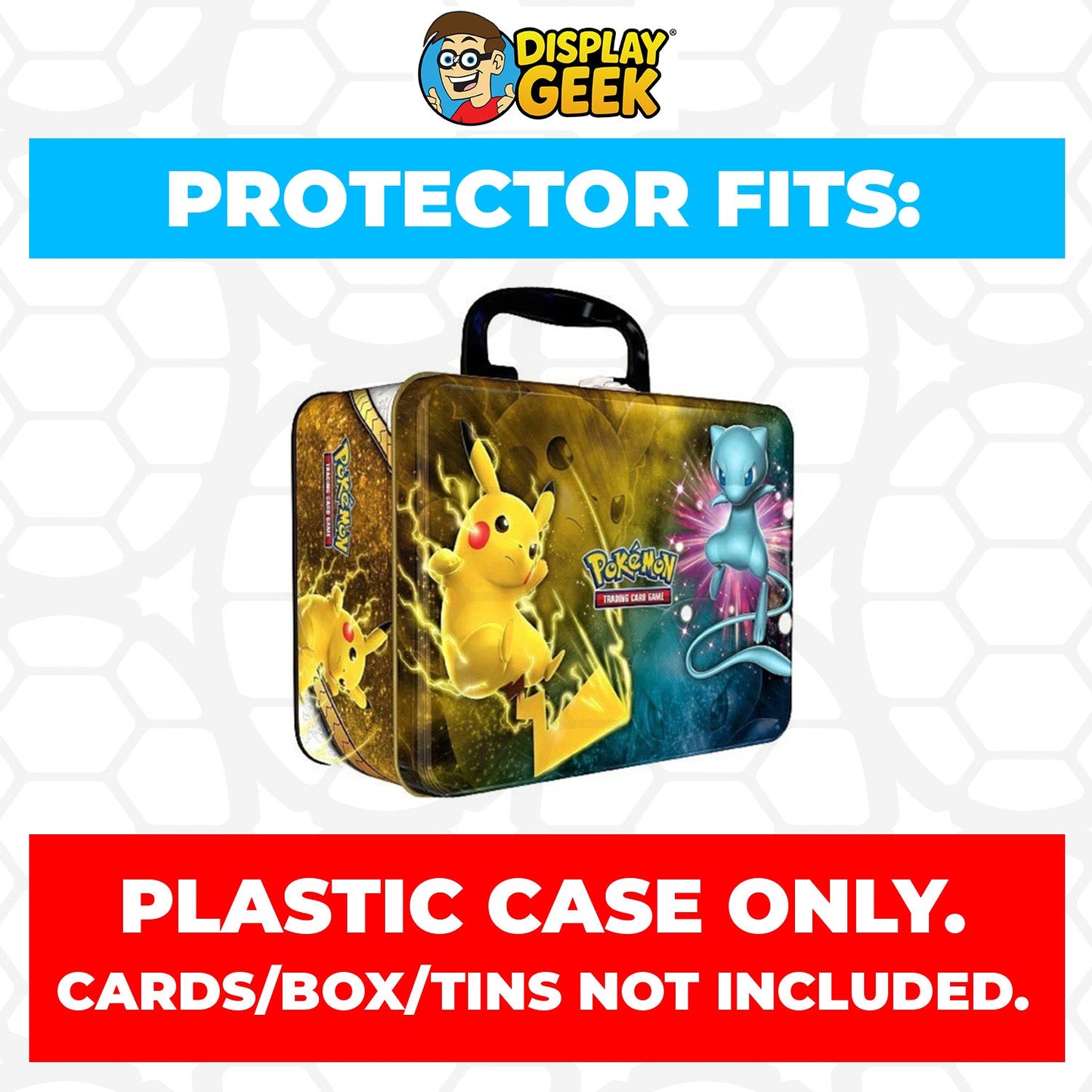 Plastic Protector for Pokemon TCG Collector Chest 2017 Pikachu & Mew