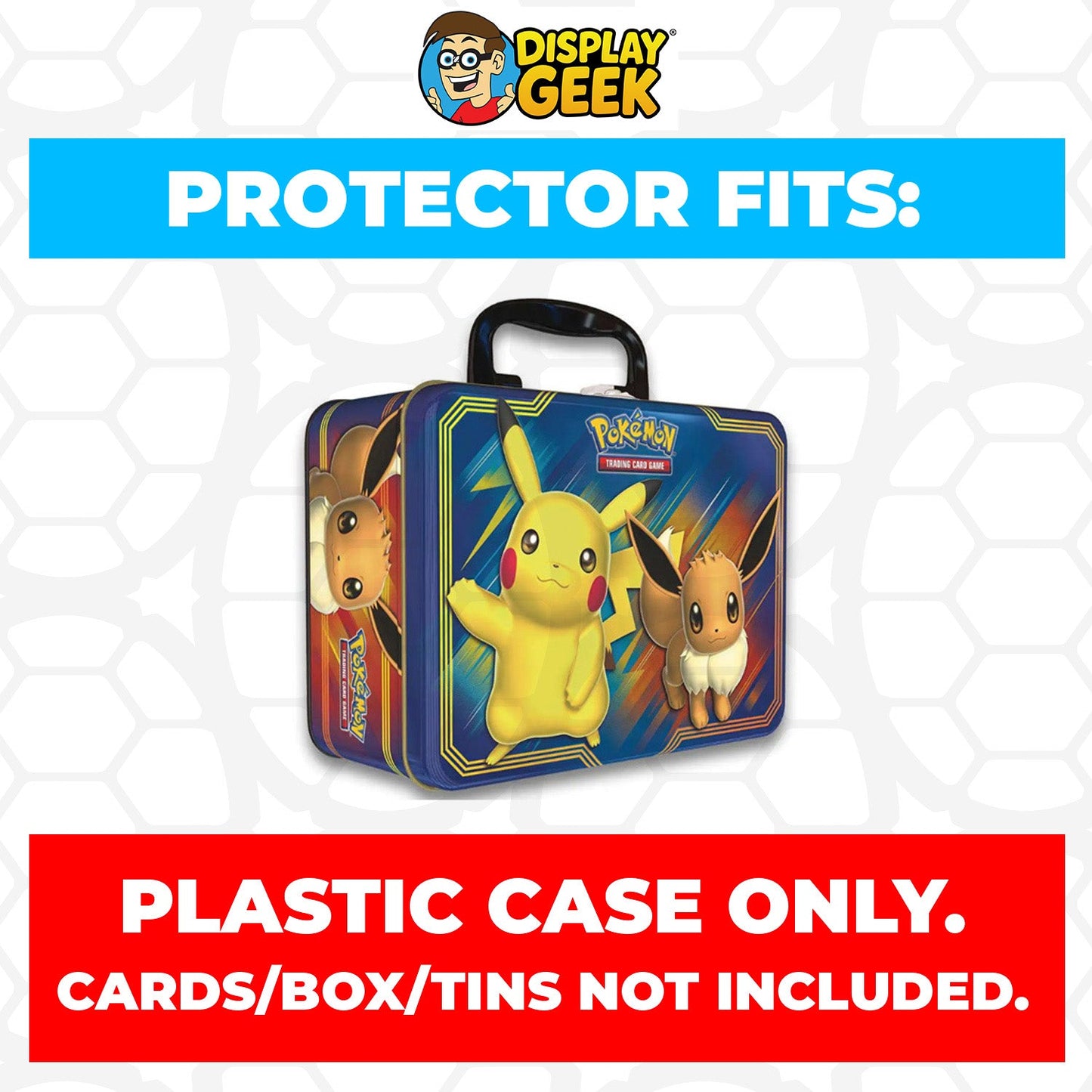 Plastic Protector for Pokemon TCG Collector Chest 2018 Pikachu & Eevee