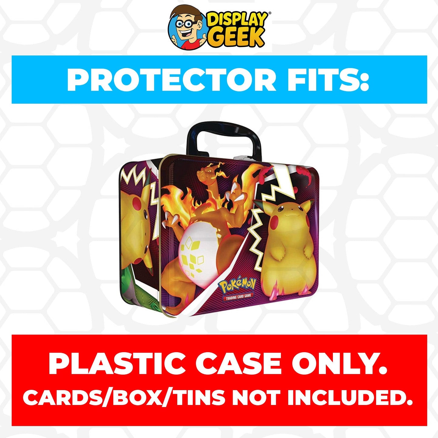 Plastic Protector for Pokemon TCG Collector Chest 2020 Charizard & Pikachu