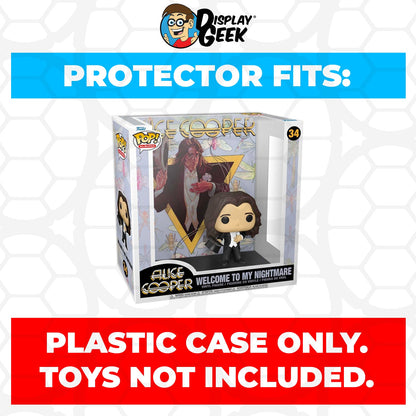 Pop Protector for Alice Cooper Welcome to my Nightmare #34 Funko Pop Albums
