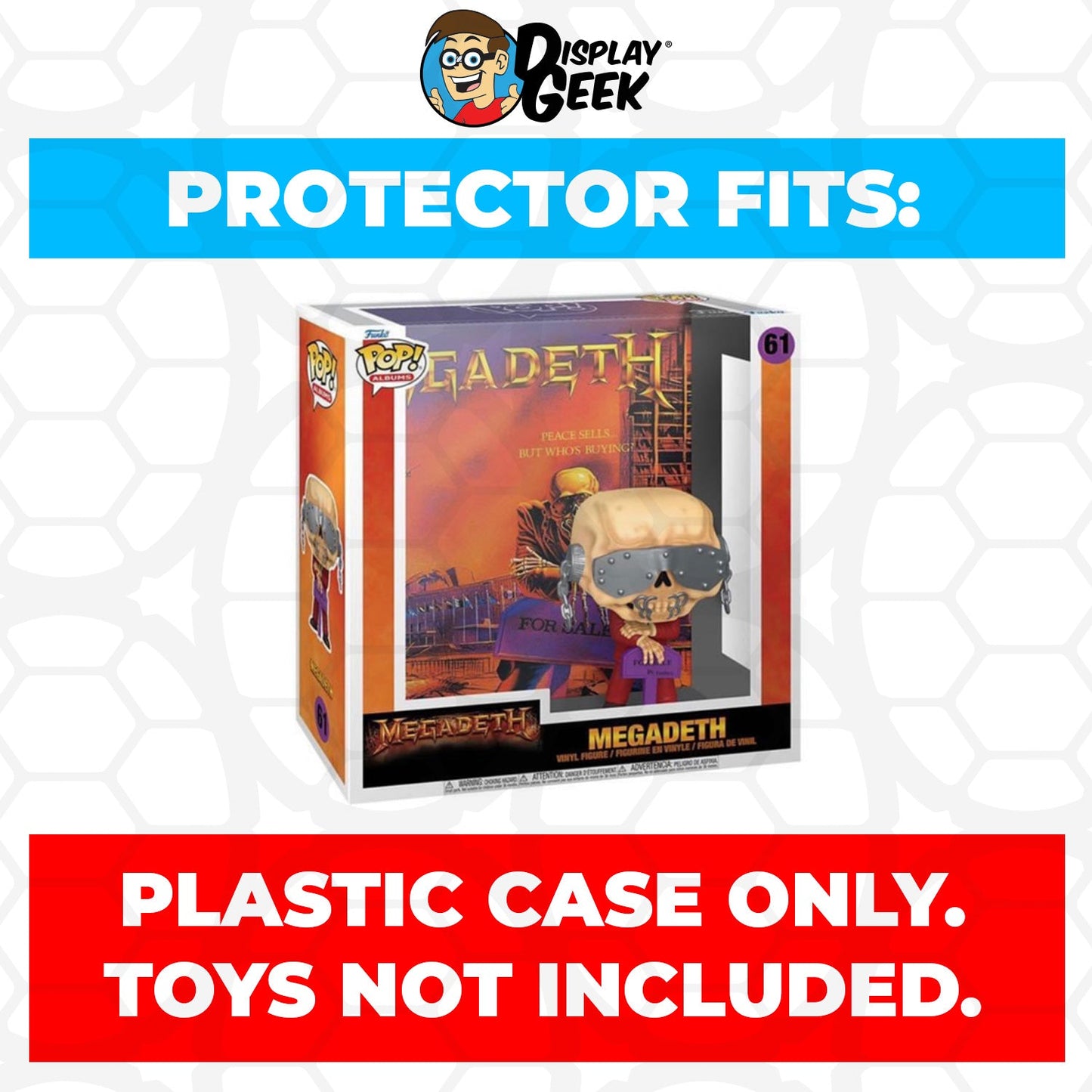 Pop Protector for Megadeth #61 Funko Pop Albums