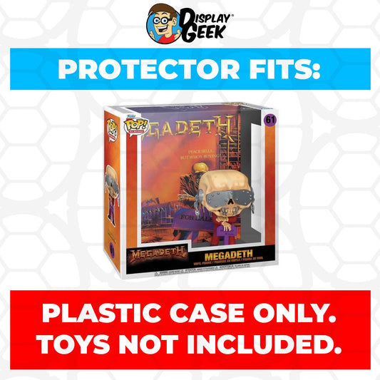 Pop Protector for Megadeth #61 Funko Pop Albums