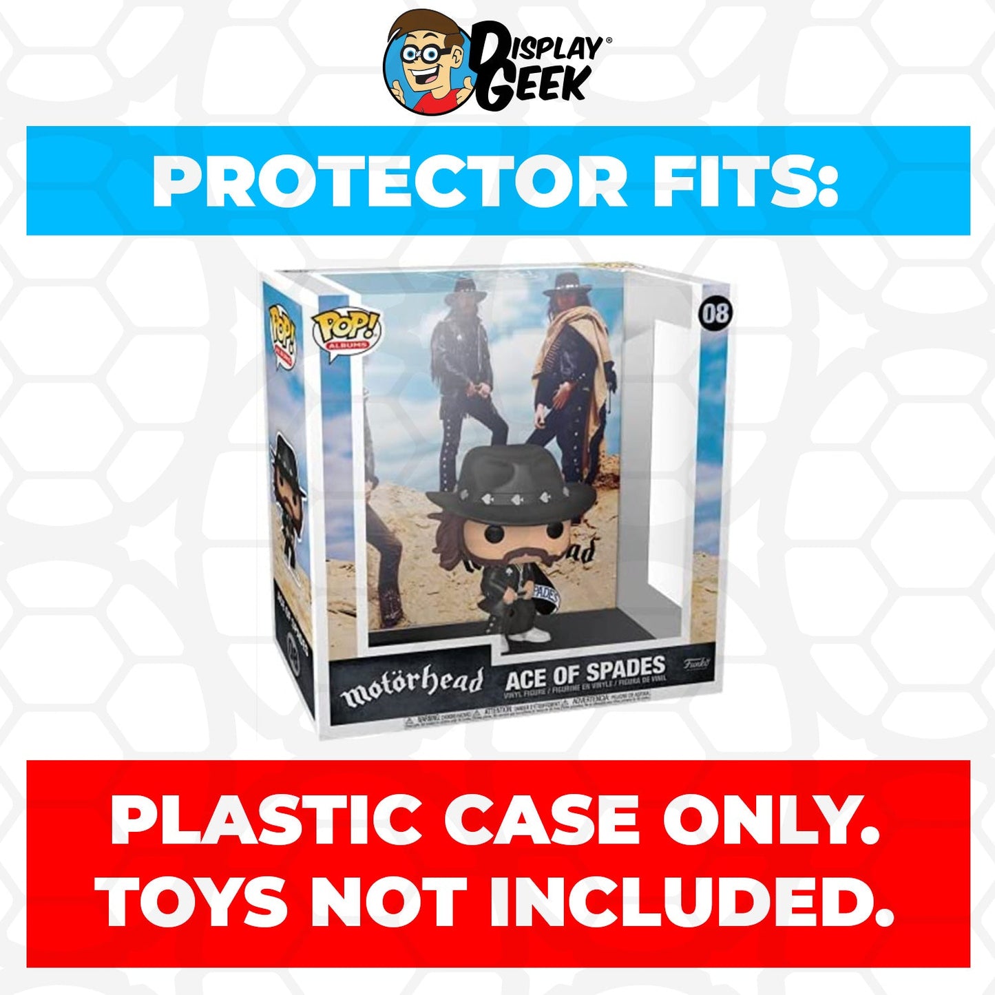 Pop Protector for Motorhead Ace of Spades #08 Funko Pop Albums