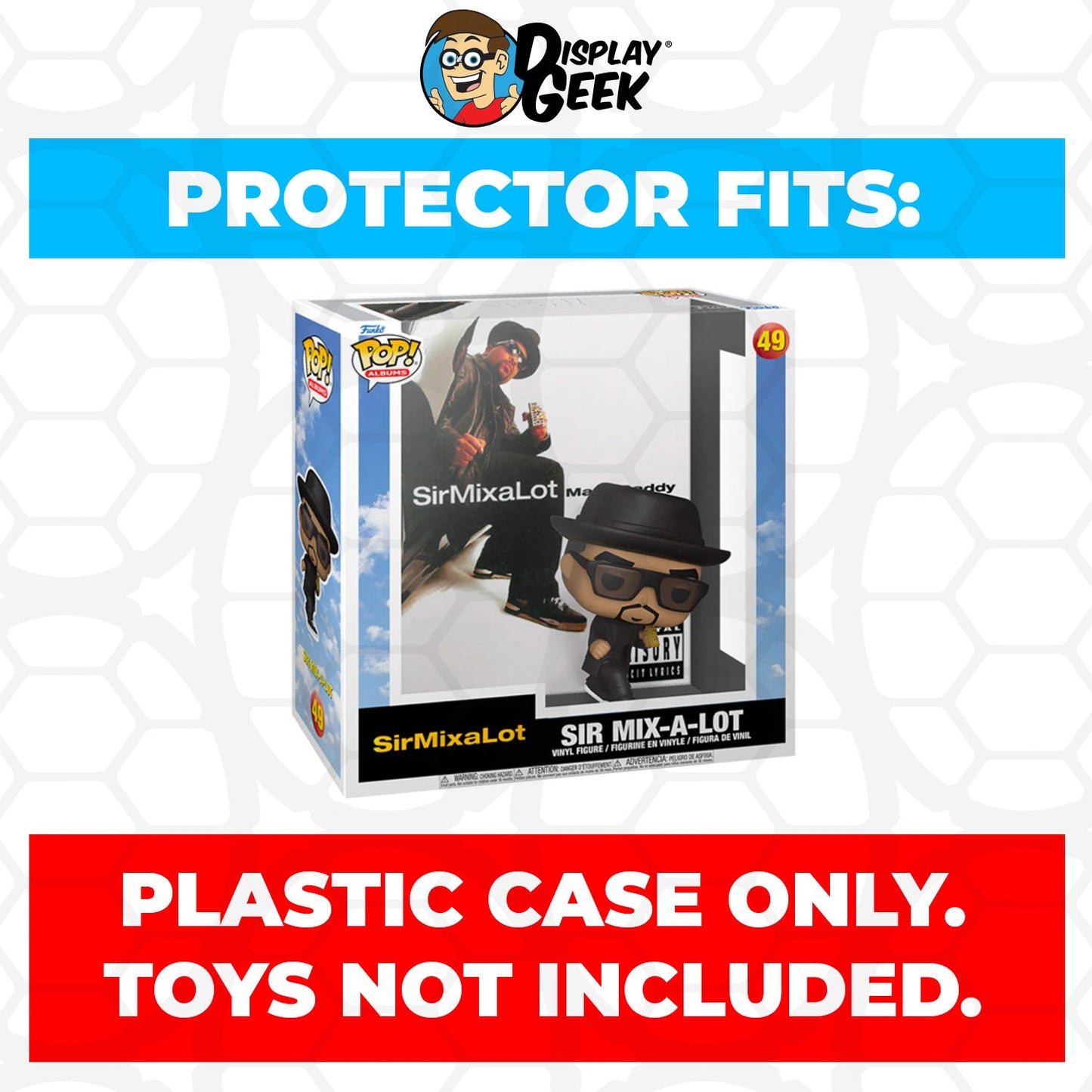 Pop Protector for Sir Mix-A-Lot Mack Daddy #49 Funko Pop Albums