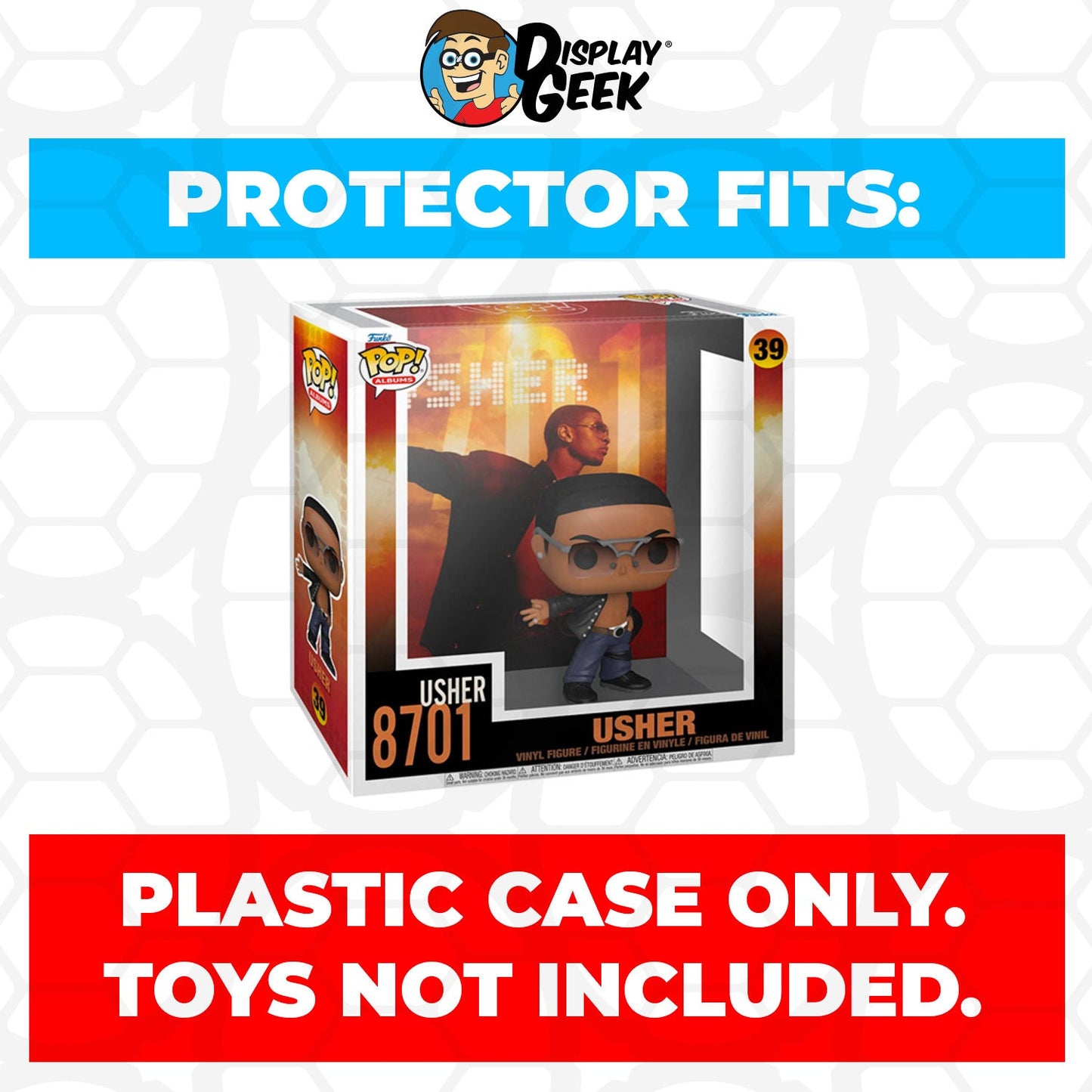 Pop Protector for Usher 8701 #39 Funko Pop Albums