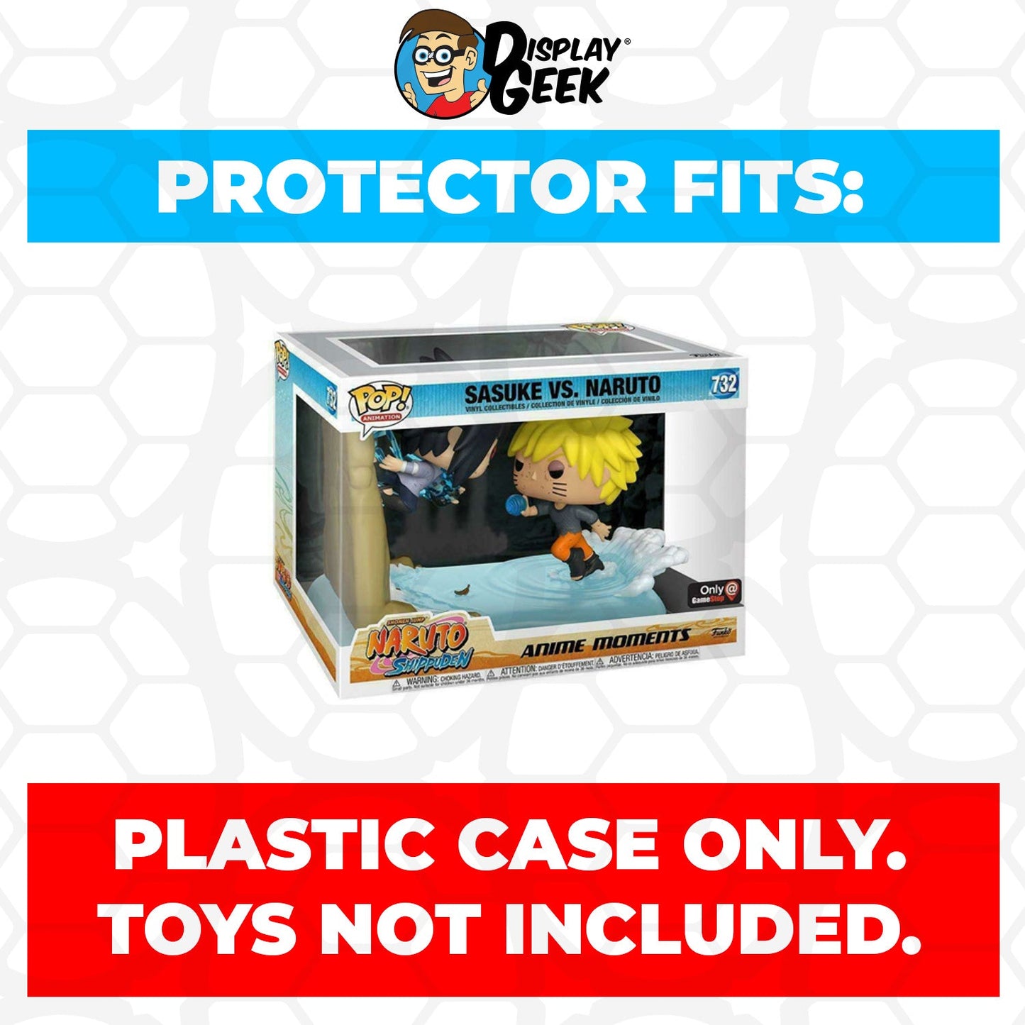 Pop Protector for Sasuke vs Naruto #732 Funko Pop Anime Moments