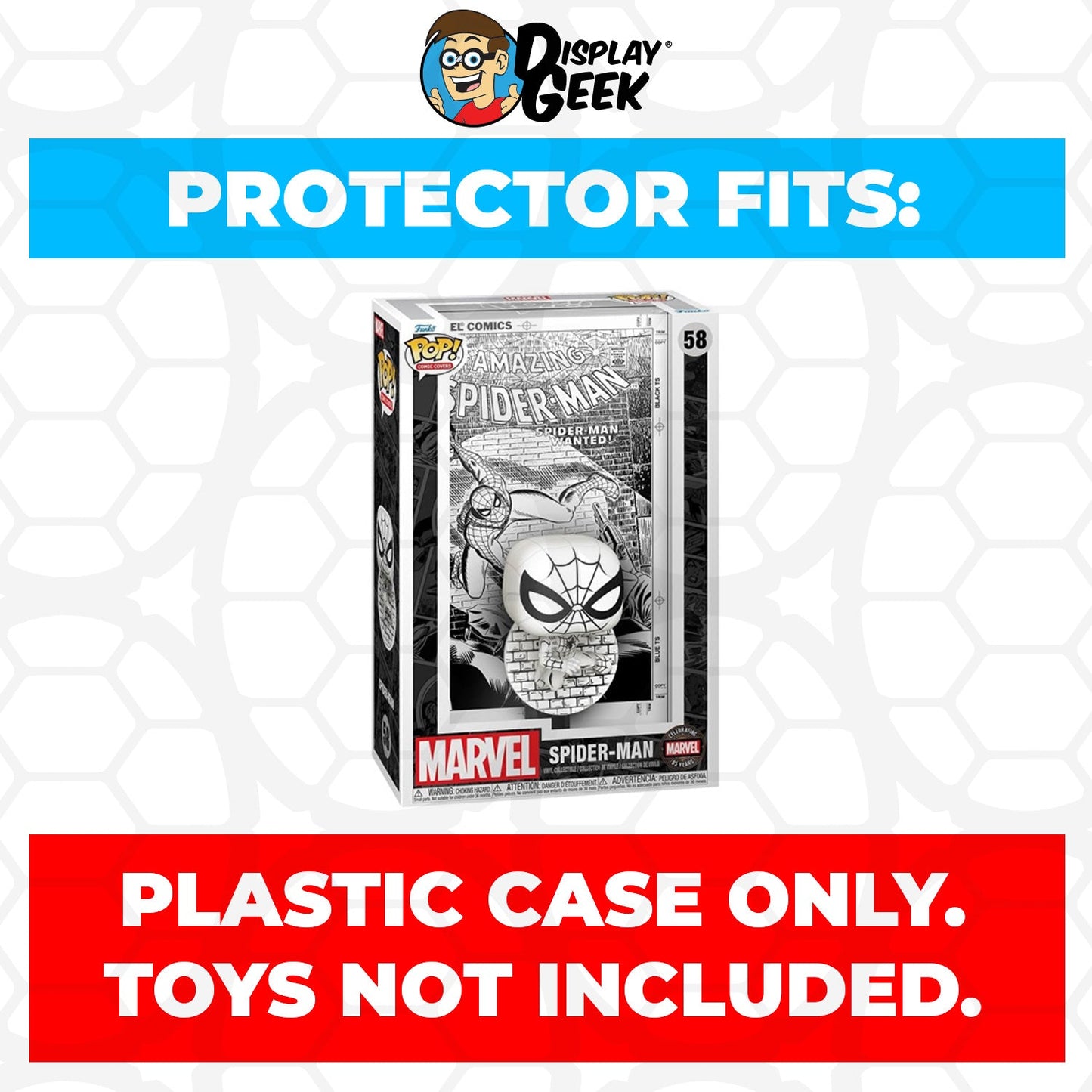 Pop Protector for The Amazing Spider-Man Wanted #58 Funko Pop Comic Covers