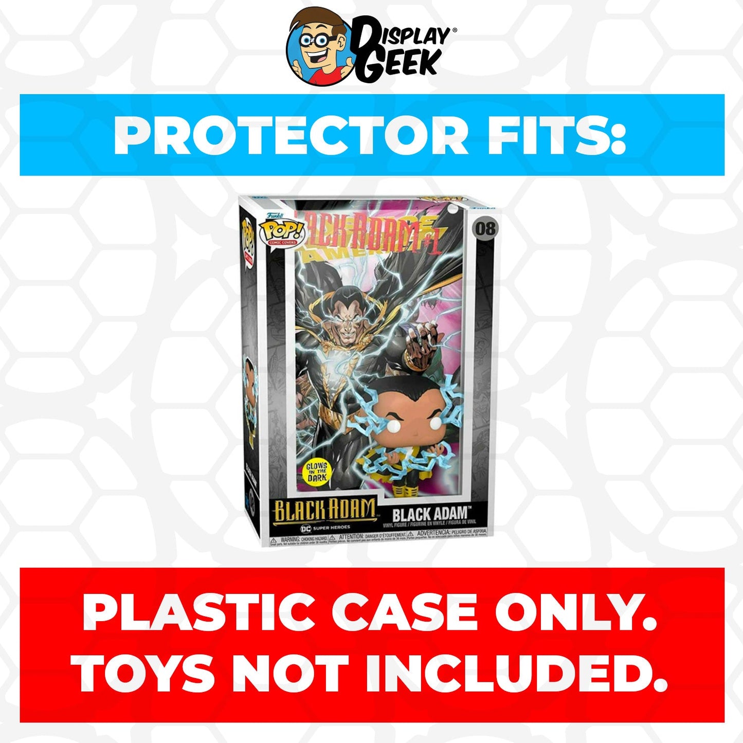 Pop Protector for Black Adam #08 Funko Pop Comic Covers