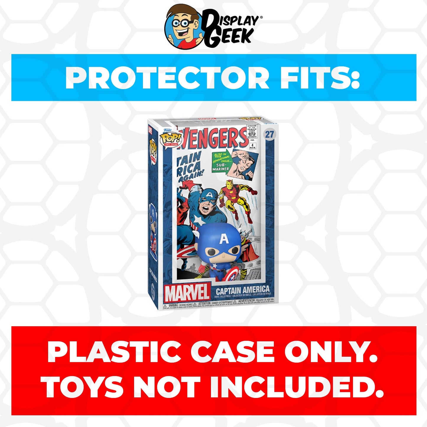 Pop Protector for Captain America #27 Funko Pop Comic Covers