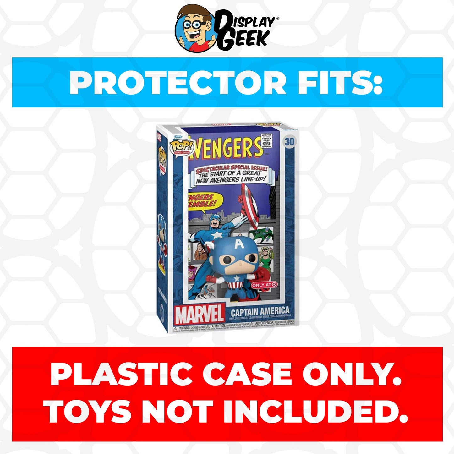 Pop Protector for Captain America #30 Funko Pop Comic Covers