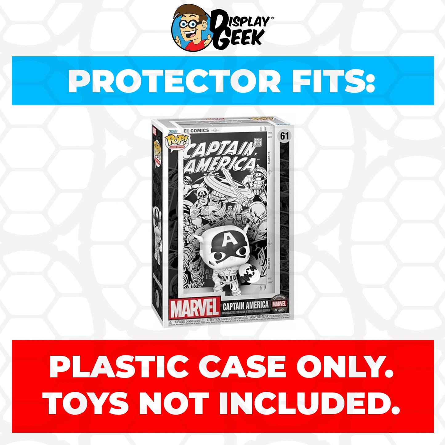 Pop Protector for Captain America #61 Funko Pop Comic Covers