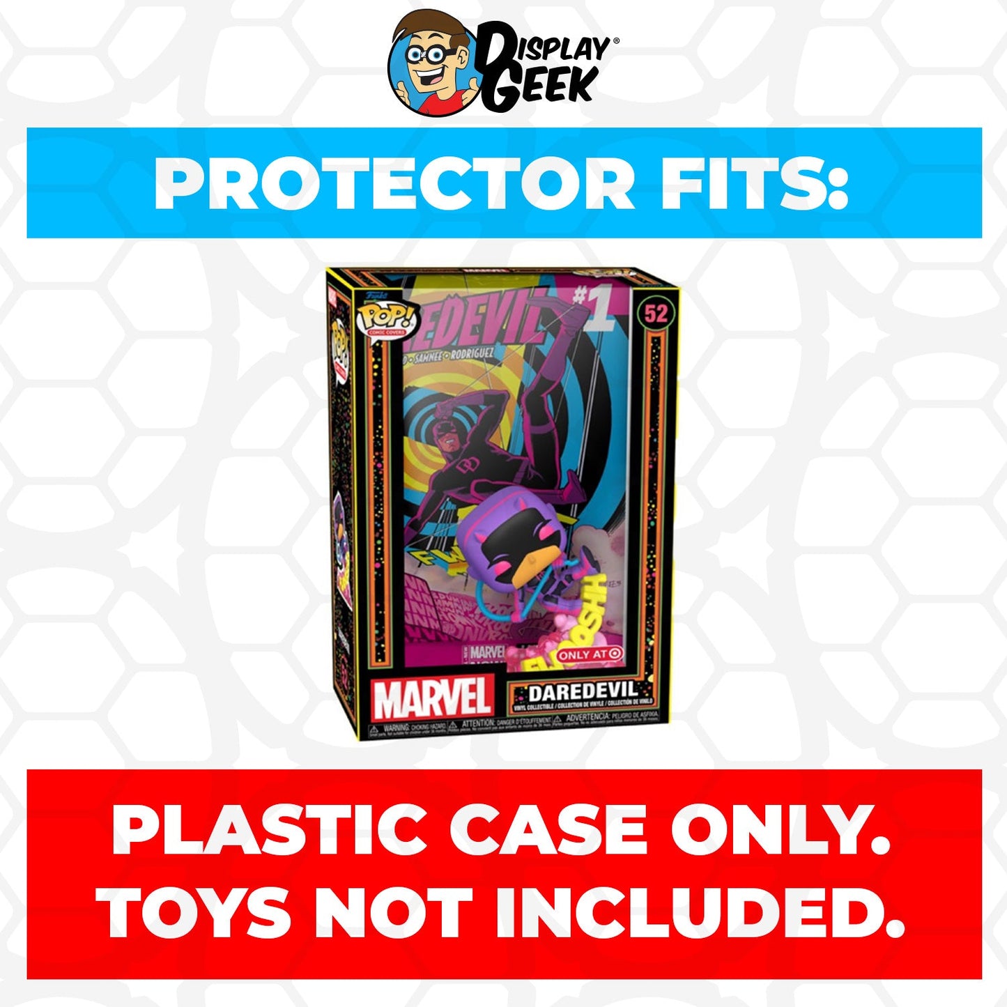 Pop Protector for Daredevil Blacklight #52 Funko Pop Comic Covers