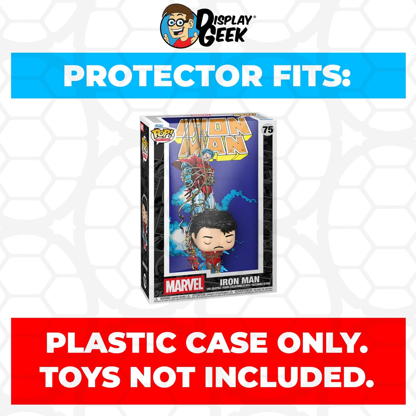 Pop Protector for Iron Man #75 Funko Pop Comic Covers