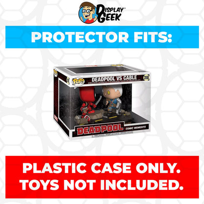 Pop Protector for Deadpool vs Cable #318 Funko Pop Comic Moments