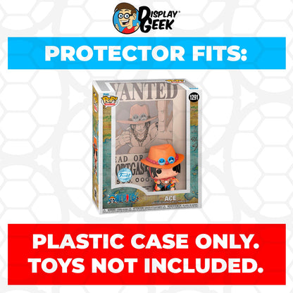 Pop Protector for One Piece Ace #1291 Funko Pop Covers