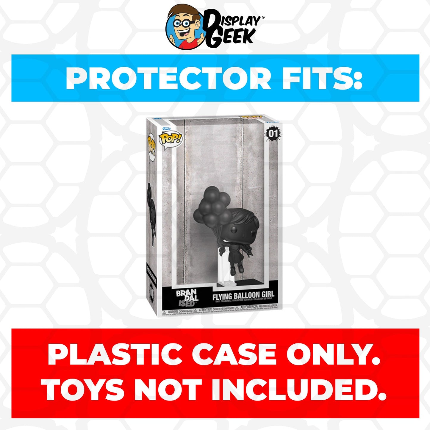 Pop Protector for Brandalised Flying Balloon Girl #01 Funko Pop Art Covers