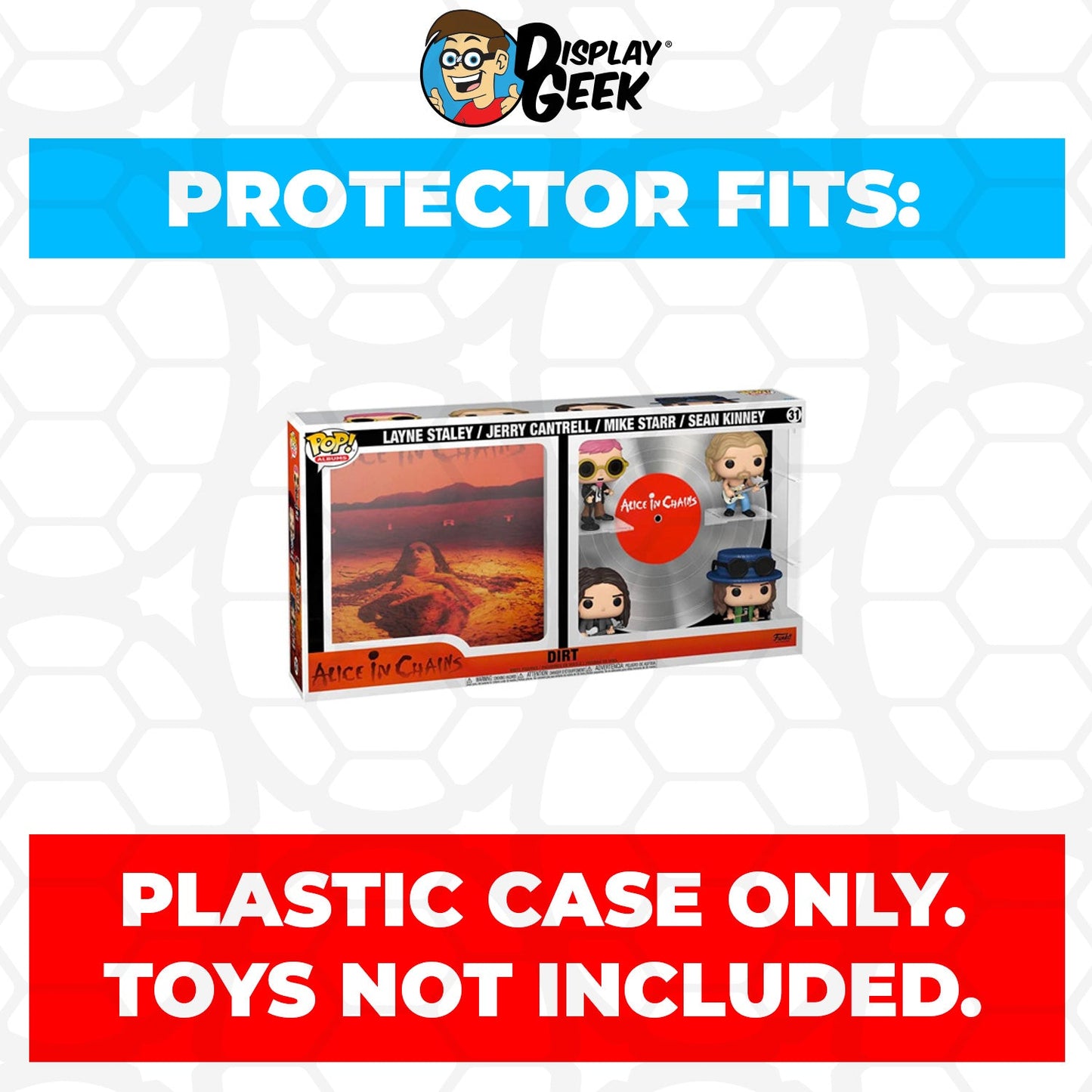 Pop Protector for Alice in Chains Dirt #31 Funko Pop Albums Deluxe