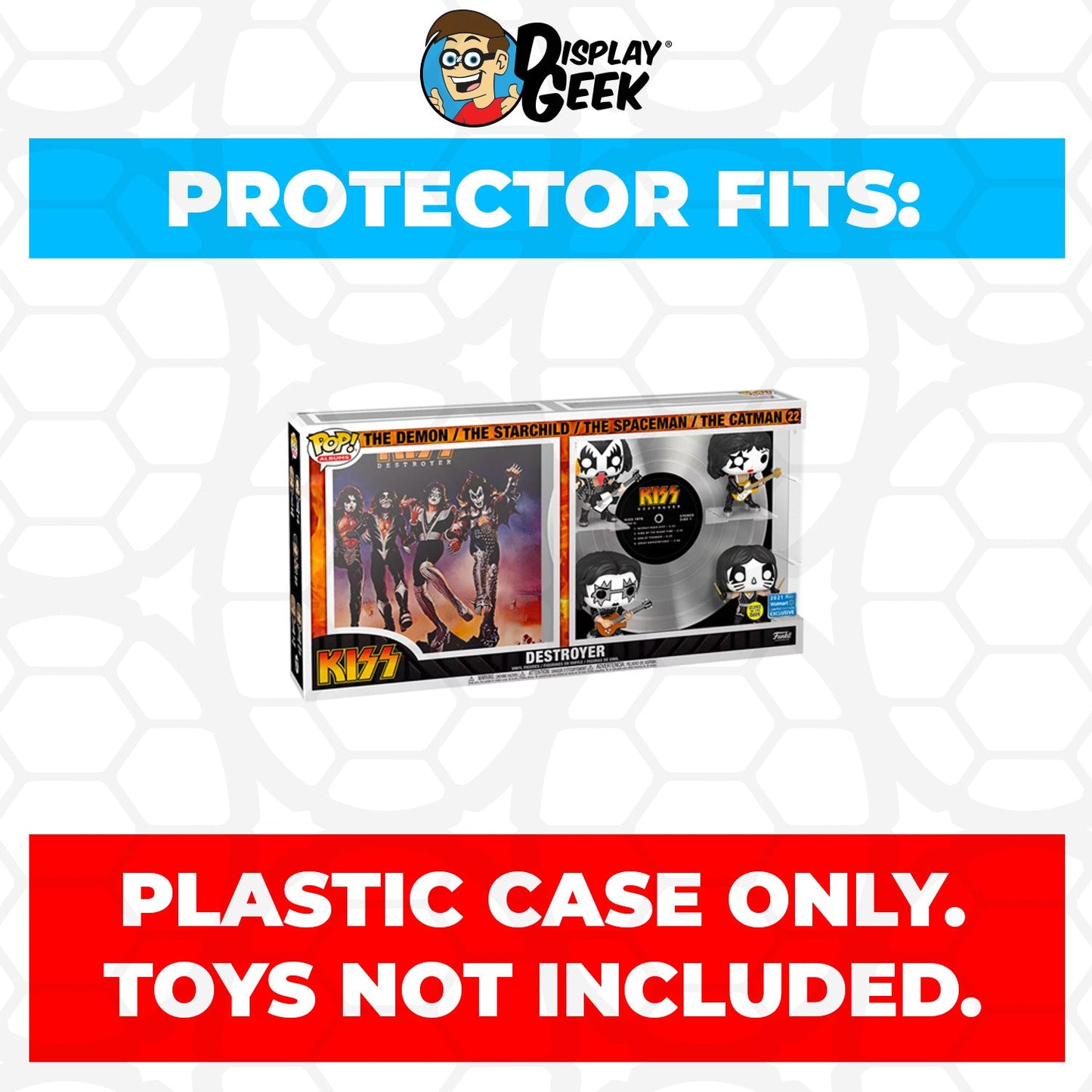 Pop Protector for KISS Destroyer GITD #22 Funko Pop Albums Deluxe