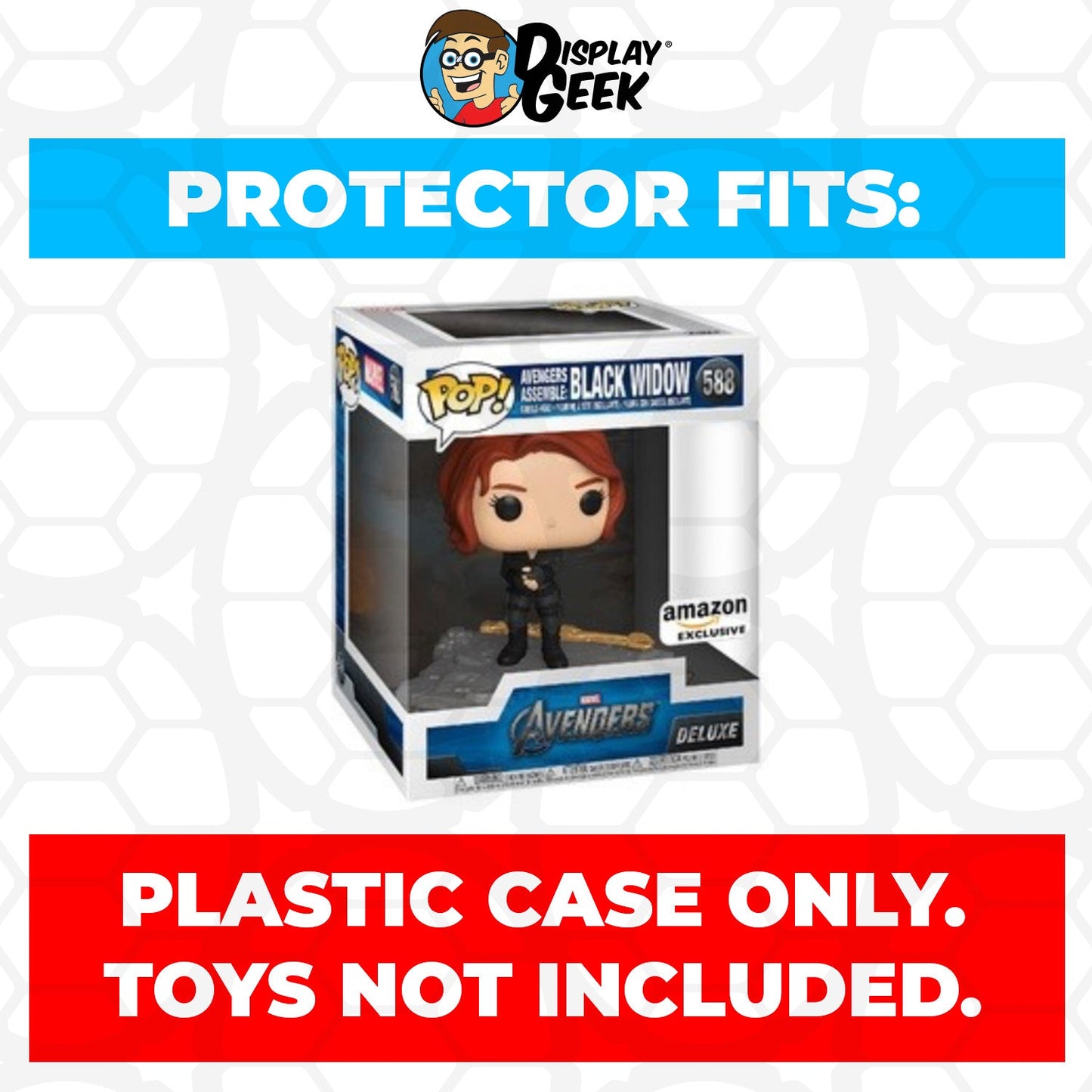 Pop Protector for Avengers Assemble Black Widow #588 Funko Pop Deluxe