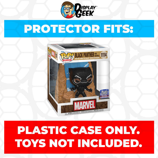 Pop Protector for Black Panther with Waterfall #1114 Funko Pop Deluxe