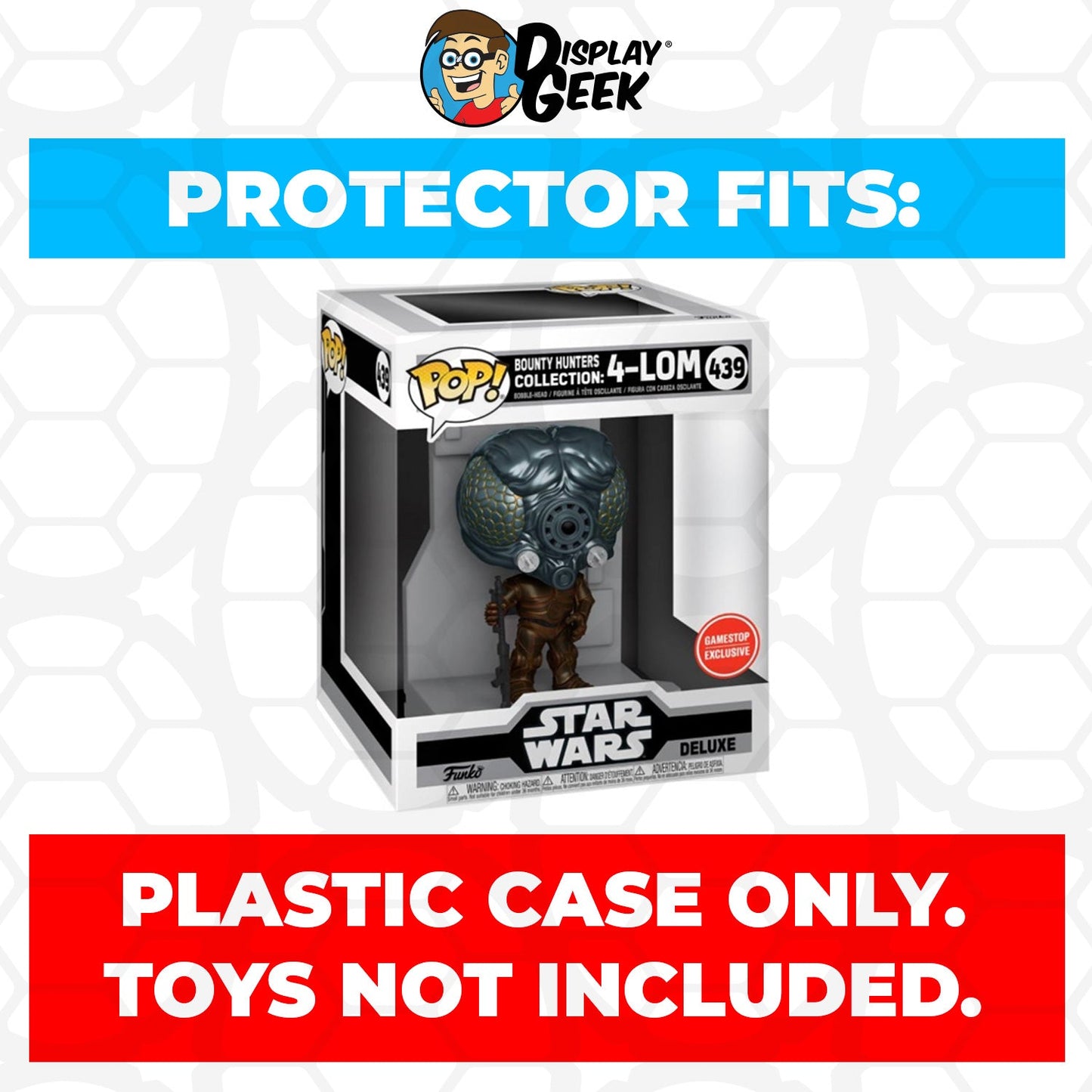Pop Protector for Bounty Hunters Collection 4-Lom #439 Funko Pop Deluxe