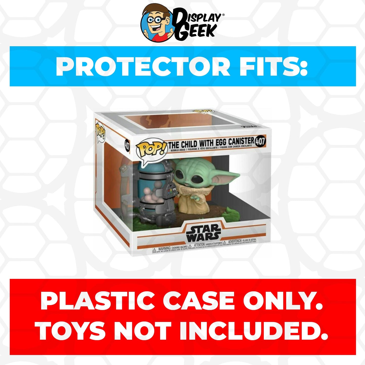 Pop Protector for The Child with Egg Canister #407 Funko Pop Deluxe