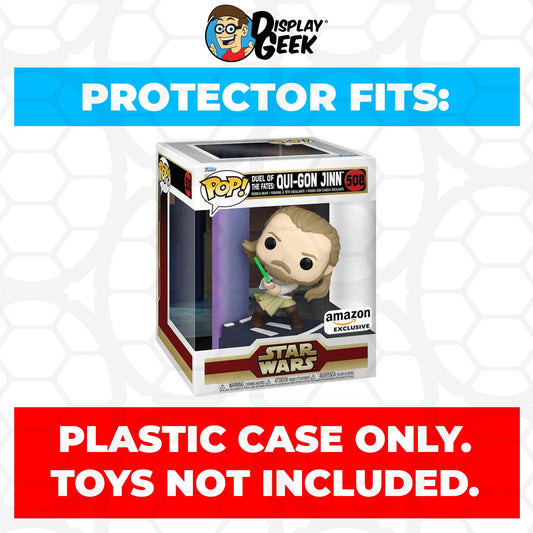 Pop Protector for Duel of the Fates Qui-Gon Jinn #508 Funko Pop Deluxe