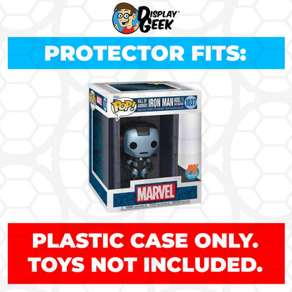 Pop Protector for Hall of Armor Iron Man Model 11 War #1037 Funko Pop Deluxe