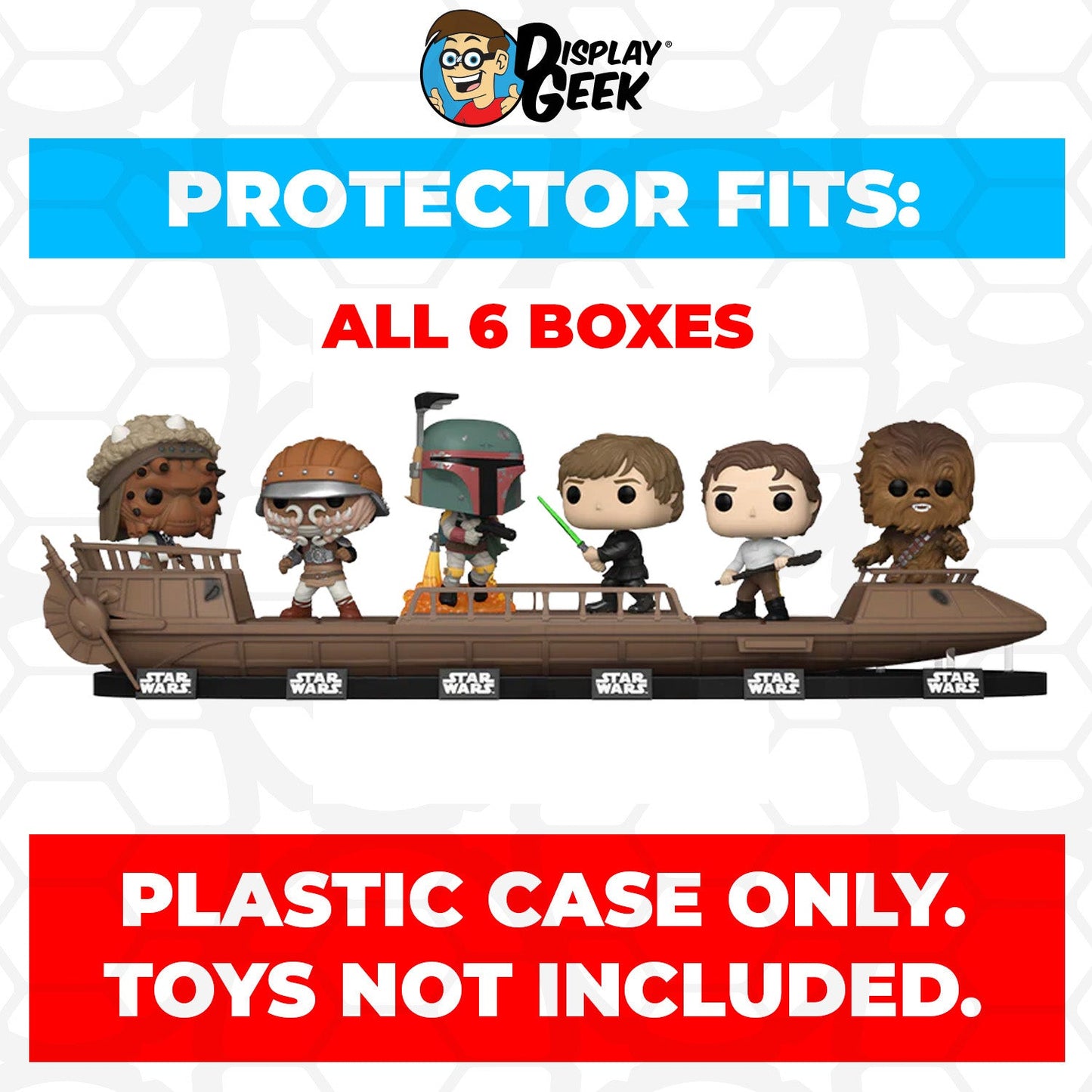Pop Protector for Jabba's Skiff Luke Skywalker #618 Funko Pop Deluxe