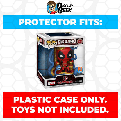 Pop Protector for King Deadpool on Throne #724 Funko Pop Deluxe