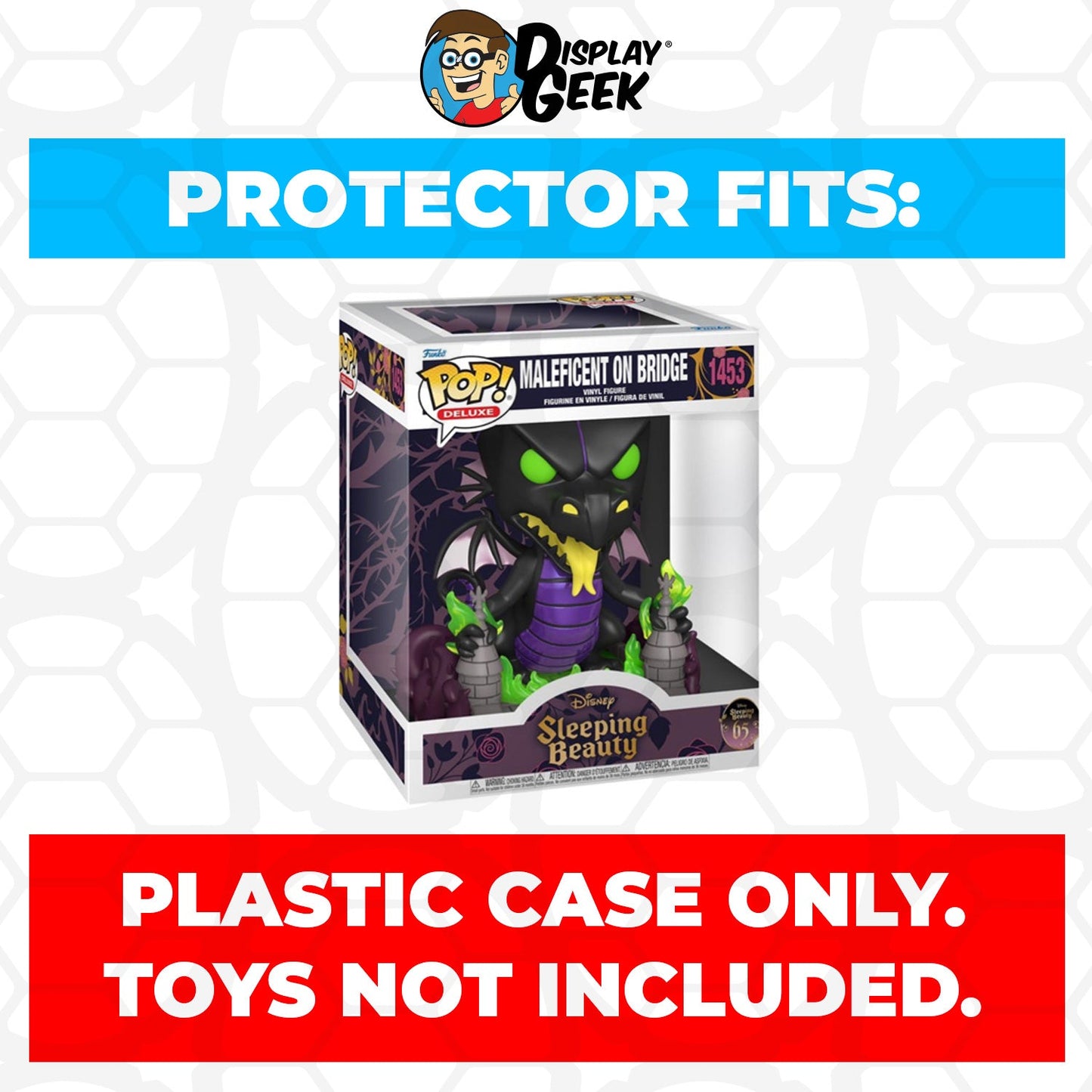 Pop Protector for Maleficent on Bridge #1453 Funko Pop Deluxe