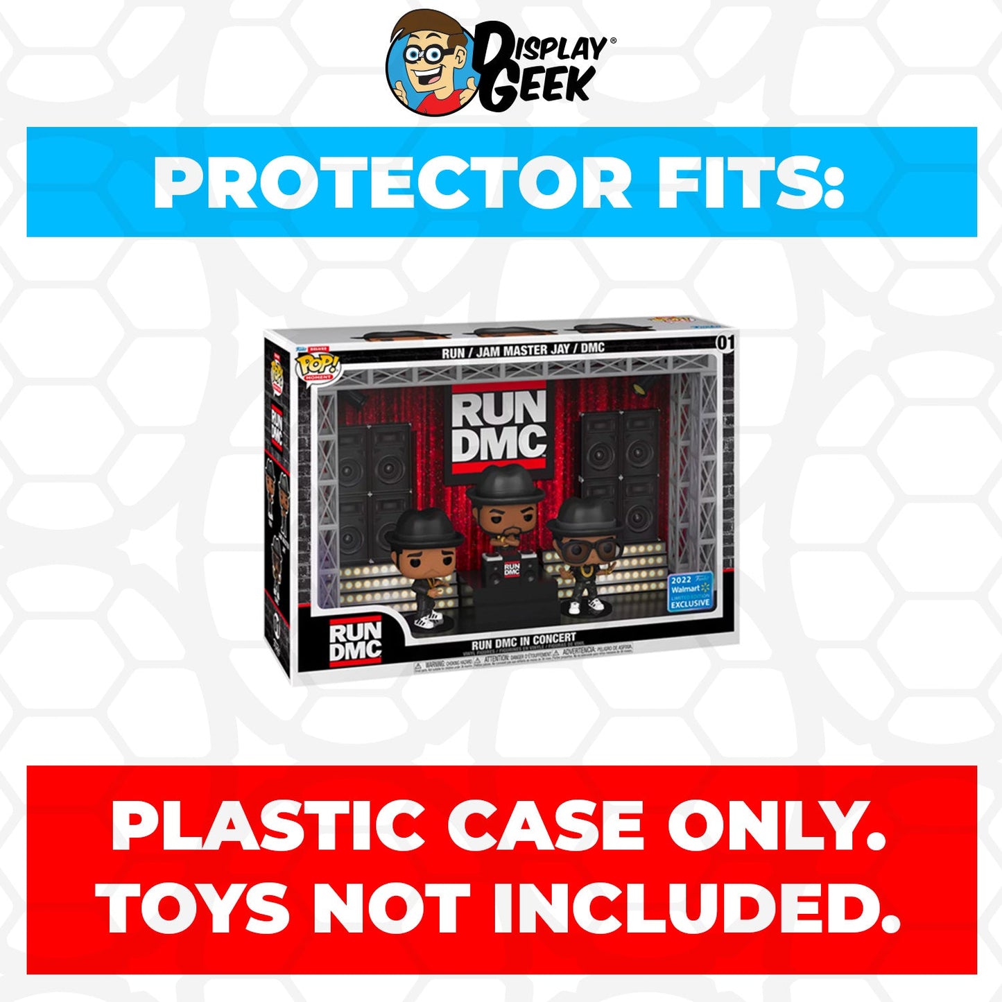 Pop Protector for Run DMC in Concert #01 Funko Pop Moment Deluxe