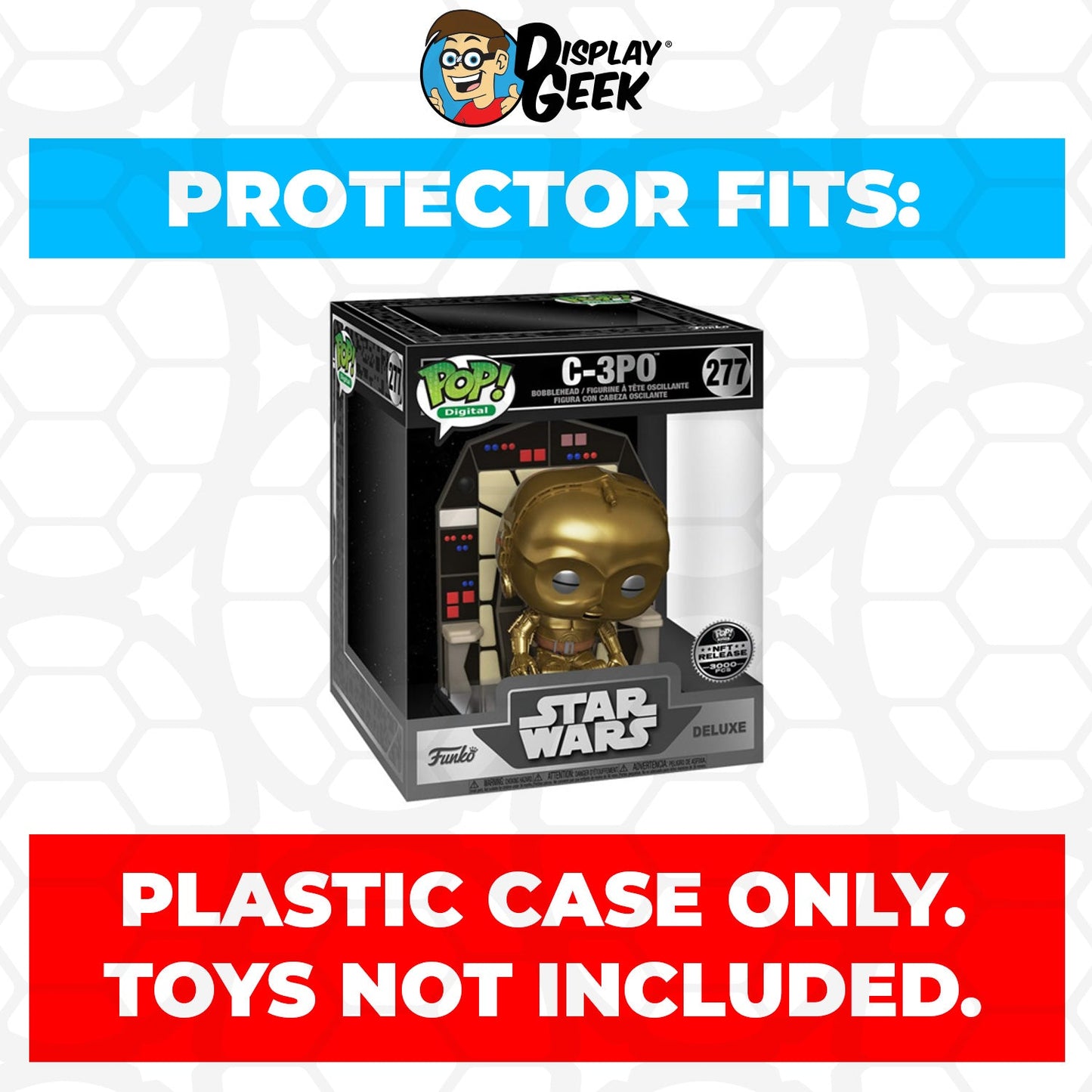 Pop Protector for NFT Luke Skywalker #278 Funko Pop Deluxe