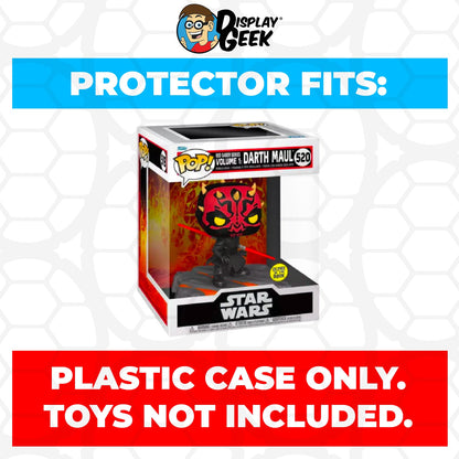 Pop Protector for Red Saber Series Volume 1 Darth Maul #520 Funko Pop Deluxe
