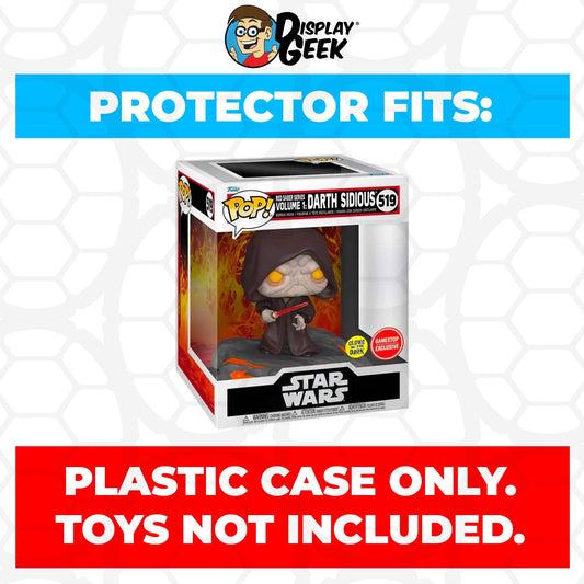 Pop Protector for Red Saber Series Volume 1 Darth Sidious #519 Funko Pop Deluxe