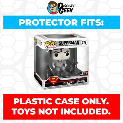 Pop Protector for Superman Jim Lee Black & White #278 Funko Pop Deluxe