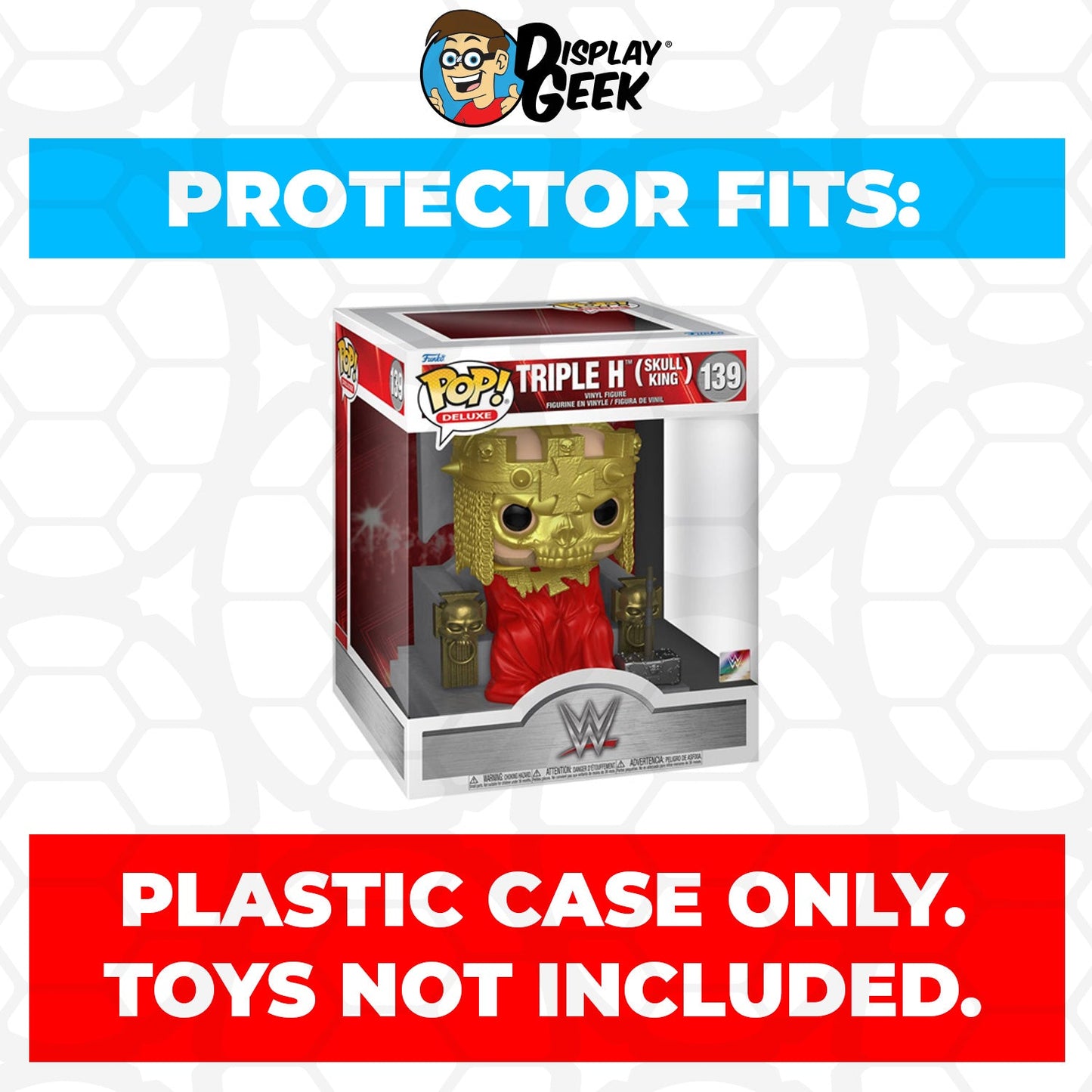 Pop Protector for Triple H Skull King #139 Funko Pop Deluxe