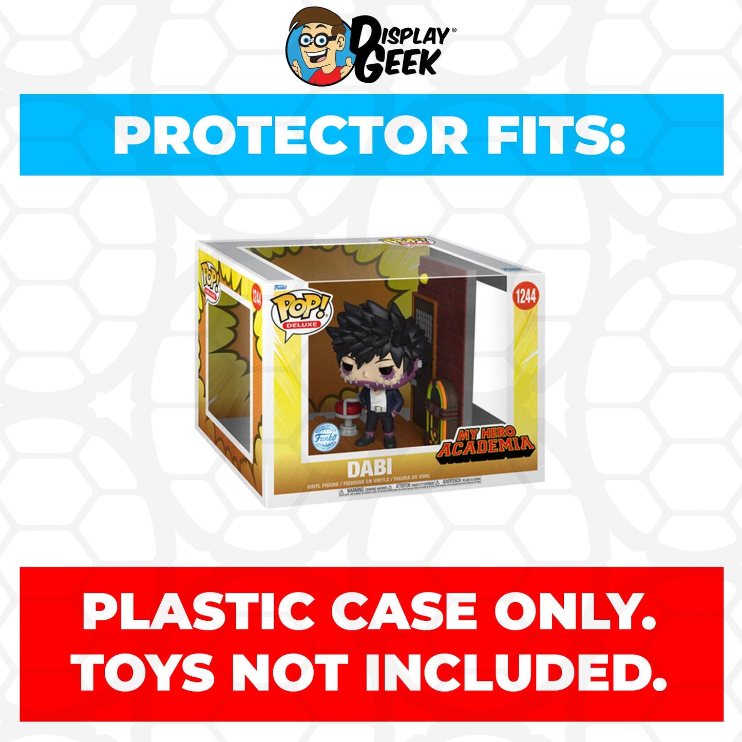 Pop Protector for Villain's Hideout Dabi #1244 Funko Pop Deluxe