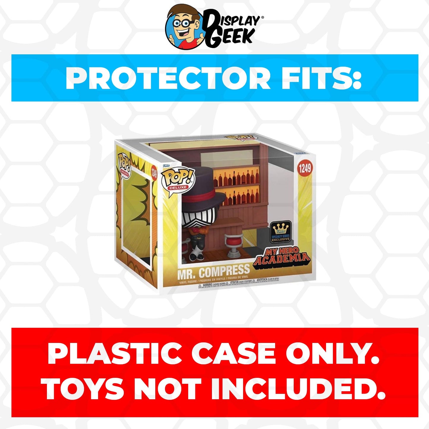 Pop Protector for Villain's Hideout Mr. Compress #1249 Funko Pop Deluxe
