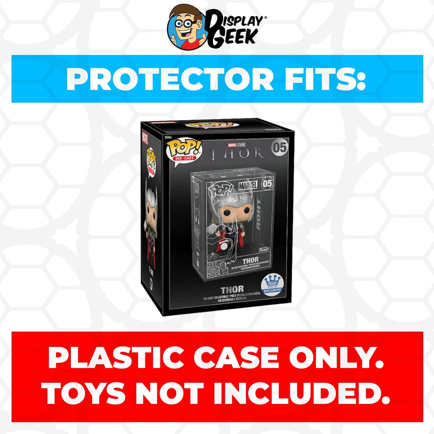 Pop Protector for Thor #05 Funko Pop Die-Cast Outer Box