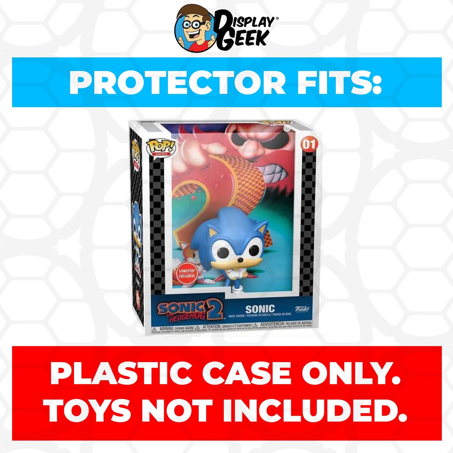Pop Protector for Sonic the Hedgehog 2 #01 Funko Pop Game Covers