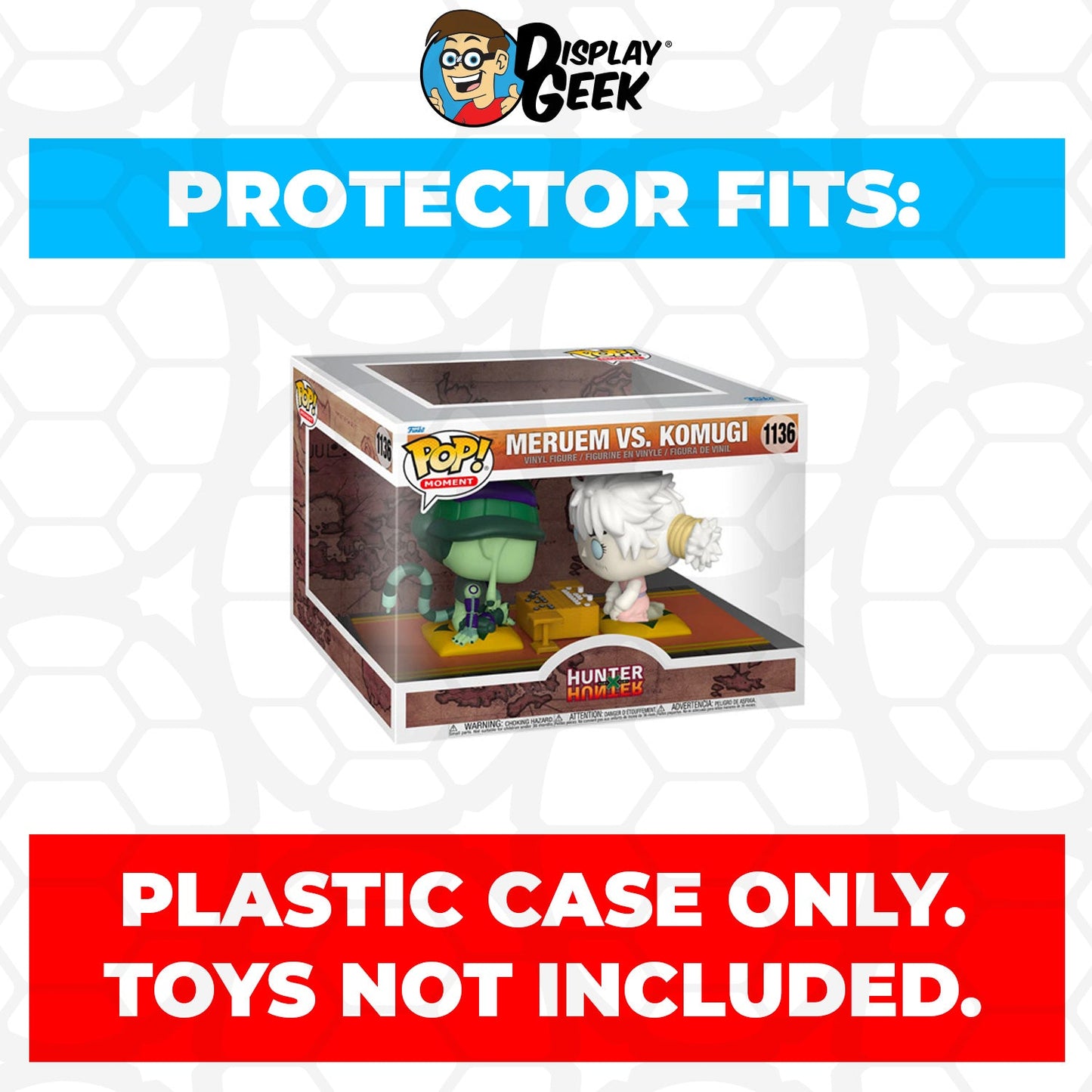Pop Protector for Meruem vs Komugi #1136 Funko Pop Moment