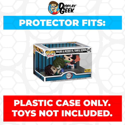Pop Protector for Tanjiro & Nezuko vs Temple Demon #1419 Funko Pop Moment