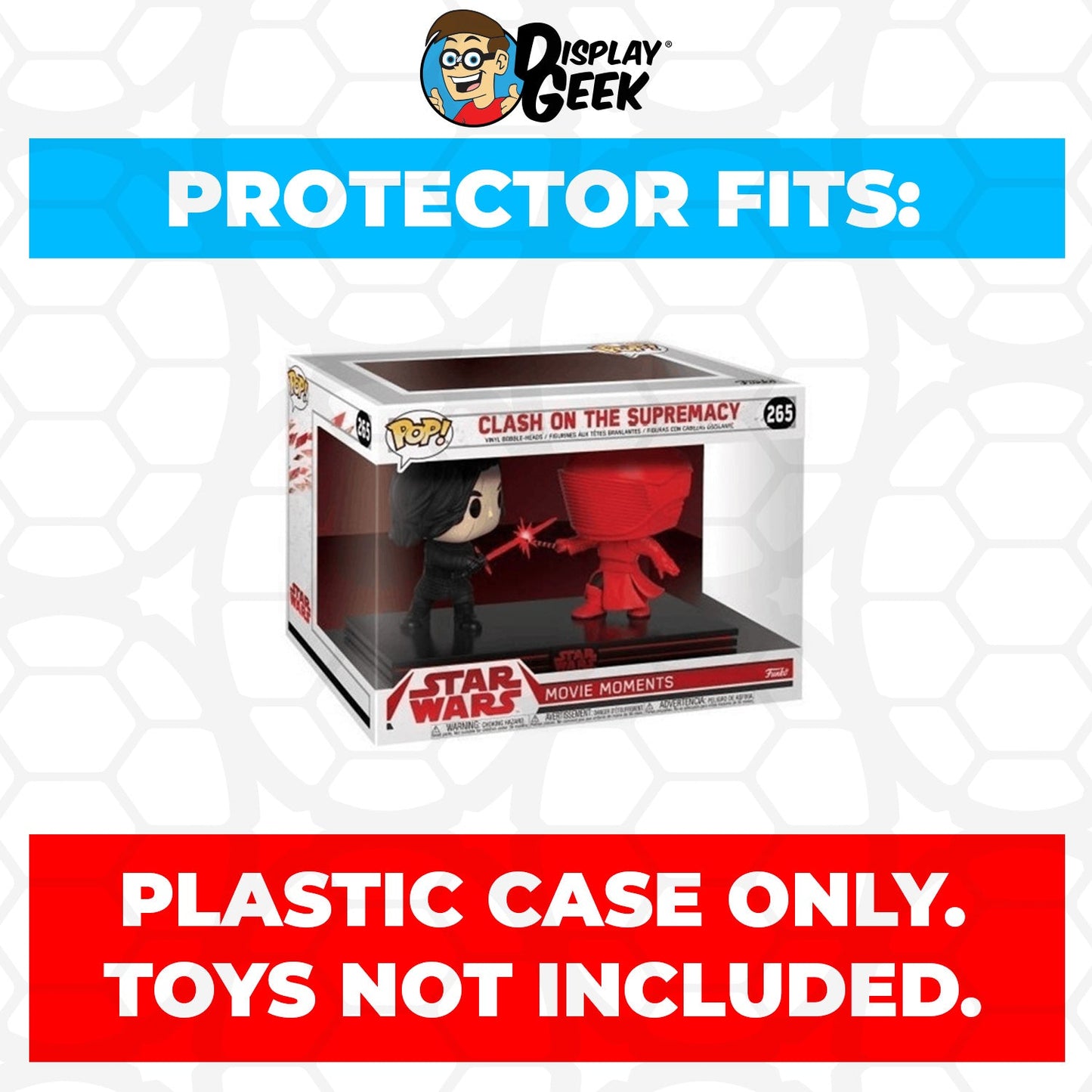 Pop Protector for Clash on the Supremacy Kylo #265 Funko Pop Movie Moments