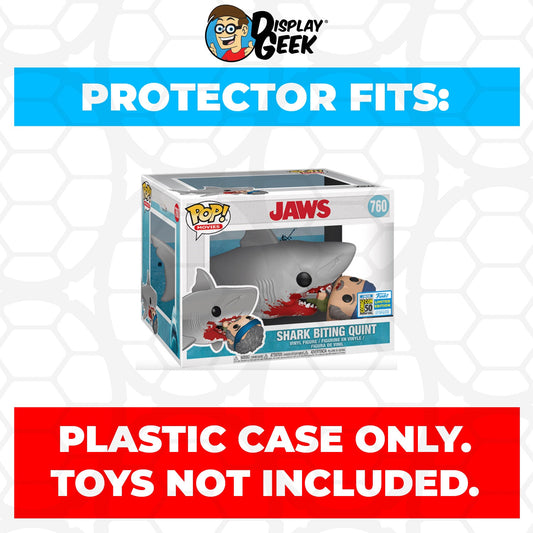 Pop Protector for Jaws Shark Biting Quint SDCC #760 Funko Pop Movie Moments