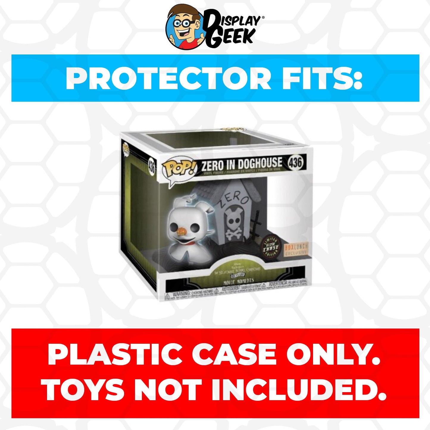 Pop Protector for Zero in Doghouse Chase Glow #436 Funko Pop Movie Moments
